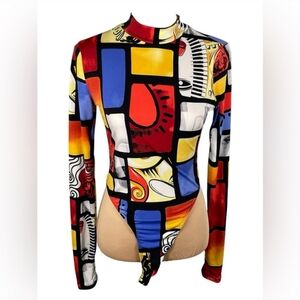 AKIRA Bodysuit - Artistic pattern